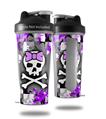 Decal Style Skin Wrap works with Blender Bottle 28oz Purple Princess Skull (BOTTLE NOT INCLUDED)
