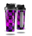 Decal Style Skin Wrap works with Blender Bottle 28oz Purple Star Checkerboard (BOTTLE NOT INCLUDED)