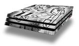 Vinyl Decal Skin Wrap compatible with Sony PlayStation 4 Pro Console Robot Love (PS4 NOT INCLUDED)