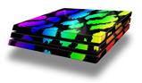 Vinyl Decal Skin Wrap compatible with Sony PlayStation 4 Pro Console Rainbow Leopard (PS4 NOT INCLUDED)