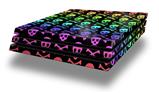 Vinyl Decal Skin Wrap compatible with Sony PlayStation 4 Pro Console Skull and Crossbones Rainbow (PS4 NOT INCLUDED)