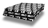 Vinyl Decal Skin Wrap compatible with Sony PlayStation 4 Pro Console Skull Checker (PS4 NOT INCLUDED)