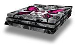 Vinyl Decal Skin Wrap compatible with Sony PlayStation 4 Pro Console Skull Butterfly (PS4 NOT INCLUDED)