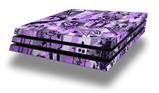 Vinyl Decal Skin Wrap compatible with Sony PlayStation 4 Pro Console Scene Kid Sketches Purple (PS4 NOT INCLUDED)