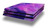Vinyl Decal Skin Wrap compatible with Sony PlayStation 4 Pro Console Painting Purple Splash (PS4 NOT INCLUDED)
