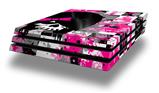 Vinyl Decal Skin Wrap compatible with Sony PlayStation 4 Pro Console Scene Girl Skull (PS4 NOT INCLUDED)