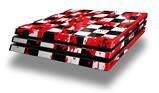 Vinyl Decal Skin Wrap compatible with Sony PlayStation 4 Pro Console Checkerboard Splatter (PS4 NOT INCLUDED)