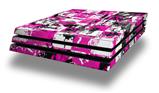 Vinyl Decal Skin Wrap compatible with Sony PlayStation 4 Pro Console Pink Graffiti (PS4 NOT INCLUDED)