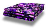 Vinyl Decal Skin Wrap compatible with Sony PlayStation 4 Pro Console Purple Graffiti (PS4 NOT INCLUDED)