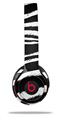 WraptorSkinz Skin Decal Wrap compatible with Beats Solo 2 and Solo 3 Wireless Headphones Zebra (HEADPHONES NOT INCLUDED)