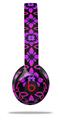 WraptorSkinz Skin Decal Wrap compatible with Beats Solo 2 and Solo 3 Wireless Headphones Pink Floral (HEADPHONES NOT INCLUDED)