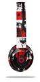 WraptorSkinz Skin Decal Wrap compatible with Beats Solo 2 and Solo 3 Wireless Headphones Checker Graffiti (HEADPHONES NOT INCLUDED)