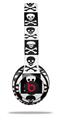 WraptorSkinz Skin Decal Wrap compatible with Beats Solo 2 and Solo 3 Wireless Headphones Skull Checkerboard (HEADPHONES NOT INCLUDED)