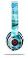 WraptorSkinz Skin Decal Wrap compatible with Beats Solo 2 and Solo 3 Wireless Headphones Electro Graffiti Blue (HEADPHONES NOT INCLUDED)