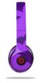 WraptorSkinz Skin Decal Wrap compatible with Beats Solo 2 and Solo 3 Wireless Headphones Deathrock Bats Purple (HEADPHONES NOT INCLUDED)