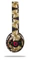 WraptorSkinz Skin Decal Wrap compatible with Beats Solo 2 and Solo 3 Wireless Headphones Leave Pattern 1 Brown (HEADPHONES NOT INCLUDED)