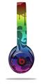 WraptorSkinz Skin Decal Wrap compatible with Beats Solo 2 and Solo 3 Wireless Headphones Cute Rainbow Monsters (HEADPHONES NOT INCLUDED)