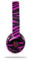WraptorSkinz Skin Decal Wrap compatible with Beats Solo 2 and Solo 3 Wireless Headphones Pink Zebra (HEADPHONES NOT INCLUDED)