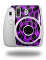 WraptorSkinz Skin Decal Wrap compatible with Fujifilm Mini 8 Camera Purple Leopard (CAMERA NOT INCLUDED)