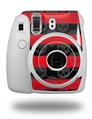 WraptorSkinz Skin Decal Wrap compatible with Fujifilm Mini 8 Camera Skull Stripes Red (CAMERA NOT INCLUDED)