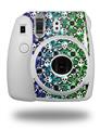WraptorSkinz Skin Decal Wrap compatible with Fujifilm Mini 8 Camera Splatter Girly Skull Rainbow (CAMERA NOT INCLUDED)