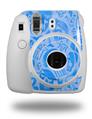 WraptorSkinz Skin Decal Wrap compatible with Fujifilm Mini 8 Camera Skull Sketches Blue (CAMERA NOT INCLUDED)