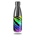 Skin Decal Wrap for RTIC Water Bottle 17oz Tiger Rainbow (BOTTLE NOT INCLUDED)