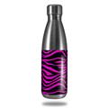 Skin Decal Wrap for RTIC Water Bottle 17oz Pink Zebra (BOTTLE NOT INCLUDED)