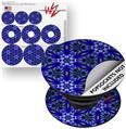 Decal Style Vinyl Skin Wrap 3 Pack for PopSockets Daisy Blue (POPSOCKET NOT INCLUDED)