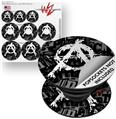 Decal Style Vinyl Skin Wrap 3 Pack for PopSockets Anarchy (POPSOCKET NOT INCLUDED)