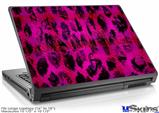 Laptop Skin (Large) - Pink Distressed Leopard