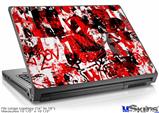 Laptop Skin (Large) - Red Graffiti