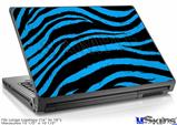 Laptop Skin (Large) - Zebra Blue