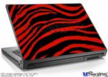 Laptop Skin (Large) - Zebra Red