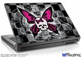 Laptop Skin (Large) - Skull Butterfly