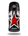 Skin Decal Wrap for Thermos Funtainer 12oz Bottle Star Checker Splatter (BOTTLE NOT INCLUDED) by WraptorSkinz