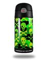 Skin Decal Wrap for Thermos Funtainer 12oz Bottle Skull Camouflage (BOTTLE NOT INCLUDED) by WraptorSkinz