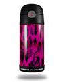 Skin Decal Wrap for Thermos Funtainer 12oz Bottle Pink Distressed Leopard (BOTTLE NOT INCLUDED) by WraptorSkinz
