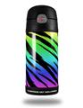 Skin Decal Wrap for Thermos Funtainer 12oz Bottle Tiger Rainbow (BOTTLE NOT INCLUDED) by WraptorSkinz