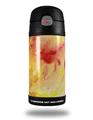 Skin Decal Wrap for Thermos Funtainer 12oz Bottle Painting Yellow Splash (BOTTLE NOT INCLUDED) by WraptorSkinz