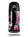 Skin Decal Wrap for Thermos Funtainer 12oz Bottle Scene Girl Skull (BOTTLE NOT INCLUDED) by WraptorSkinz