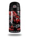 Skin Decal Wrap for Thermos Funtainer 12oz Bottle Emo Graffiti (BOTTLE NOT INCLUDED) by WraptorSkinz