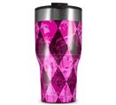 WraptorSkinz Skin Wrap compatible with 2017 and newer RTIC Tumblers 30oz Pink Diamond (TUMBLER NOT INCLUDED)