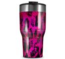 WraptorSkinz Skin Wrap compatible with 2017 and newer RTIC Tumblers 30oz Pink Distressed Leopard (TUMBLER NOT INCLUDED)