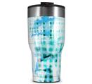 WraptorSkinz Skin Wrap compatible with 2017 and newer RTIC Tumblers 30oz Electro Graffiti Blue (TUMBLER NOT INCLUDED)