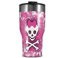 WraptorSkinz Skin Wrap compatible with 2017 and newer RTIC Tumblers 30oz Princess Skull (TUMBLER NOT INCLUDED)