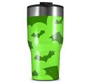 WraptorSkinz Skin Wrap compatible with 2017 and newer RTIC Tumblers 30oz Deathrock Bats Green (TUMBLER NOT INCLUDED)
