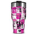 WraptorSkinz Skin Wrap compatible with 2017 and newer RTIC Tumblers 30oz Pink Graffiti (TUMBLER NOT INCLUDED)