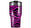 WraptorSkinz Skin Wrap compatible with 2017 and newer RTIC Tumblers 30oz Pink Zebra (TUMBLER NOT INCLUDED)