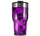 WraptorSkinz Skin Wrap compatible with 2017 and newer RTIC Tumblers 30oz Purple Star Checkerboard (TUMBLER NOT INCLUDED)